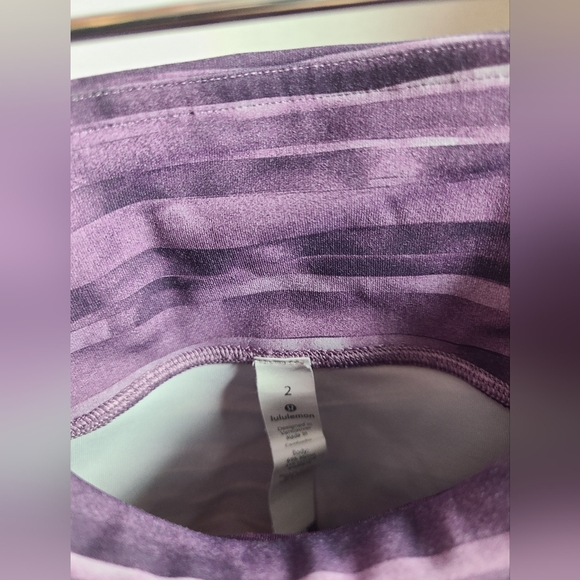 Lululemon Speed Up Crop *21" Shadowed Smoked Mullberry size 2 - Picture 8 of 8